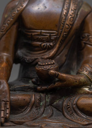 Old Nepali Buddha Statue from Nepal | Handmade Vintage Art