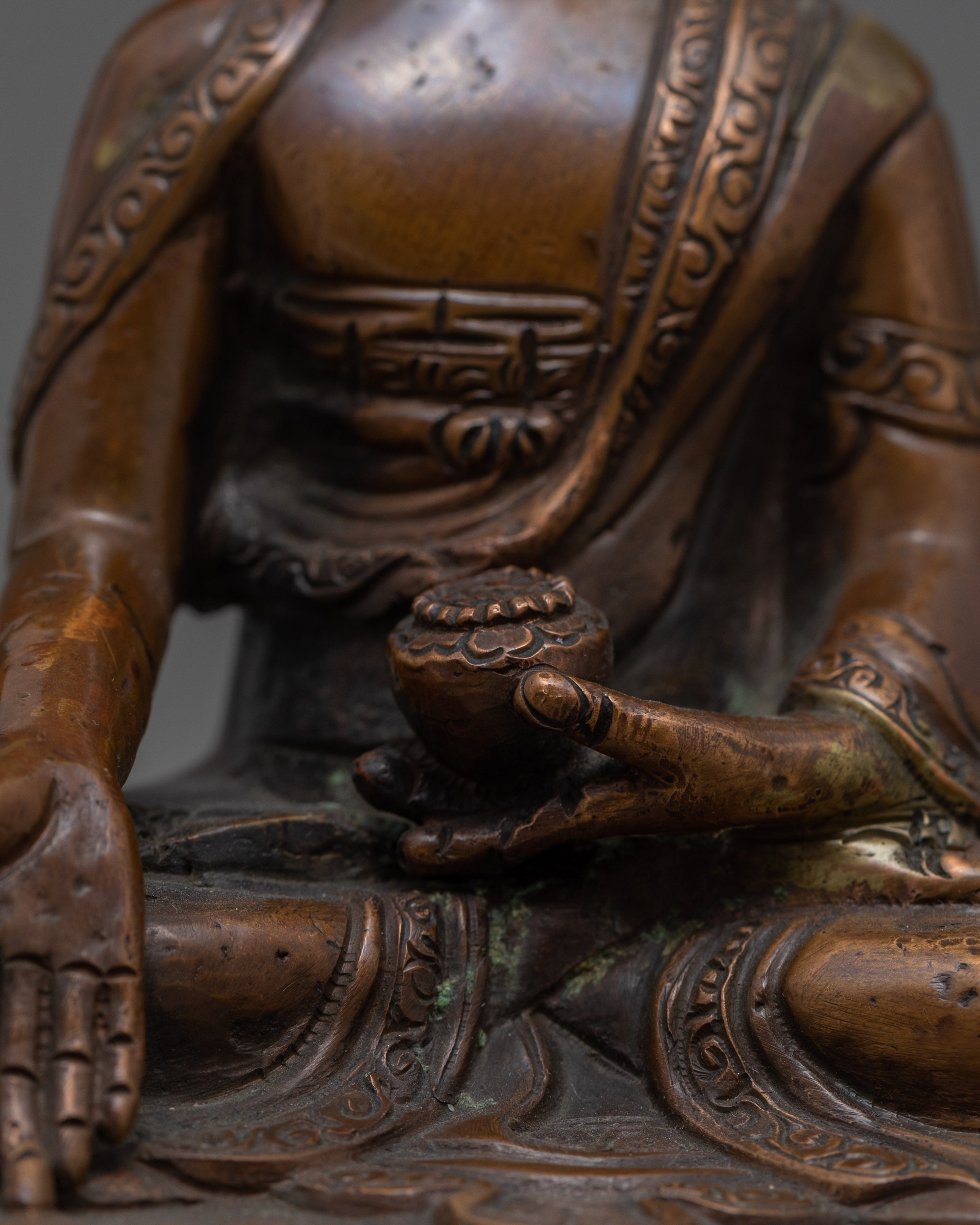 Old Nepali Buddha Statue from Nepal | Handmade Vintage Art