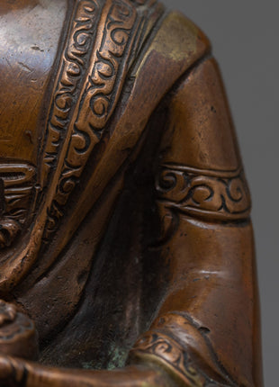 Old Nepali Buddha Statue from Nepal | Handmade Vintage Art