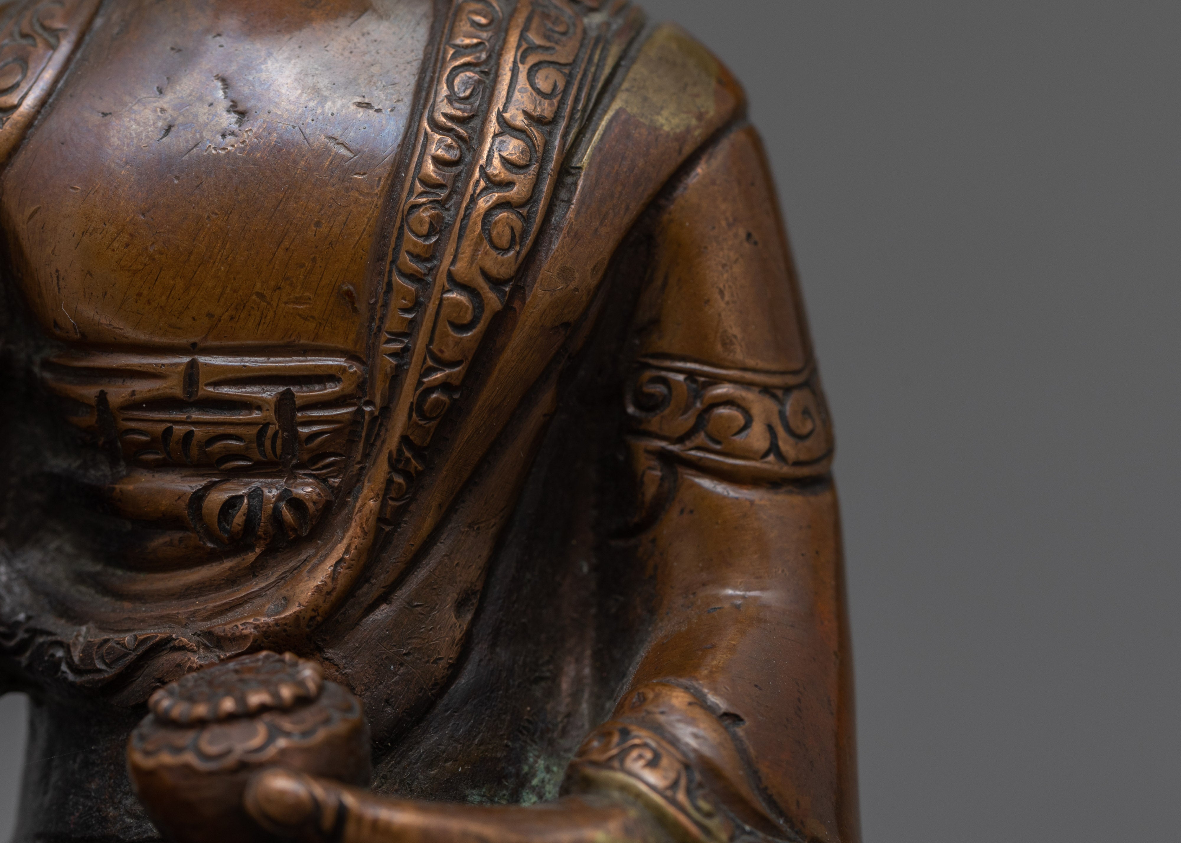 Old Nepali Buddha Statue from Nepal | Handmade Vintage Art