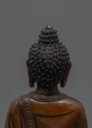 Old Nepali Buddha Statue from Nepal | Handmade Vintage Art