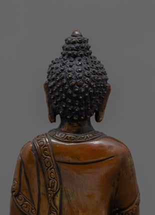 Old Nepali Buddha Statue from Nepal | Handmade Vintage Art