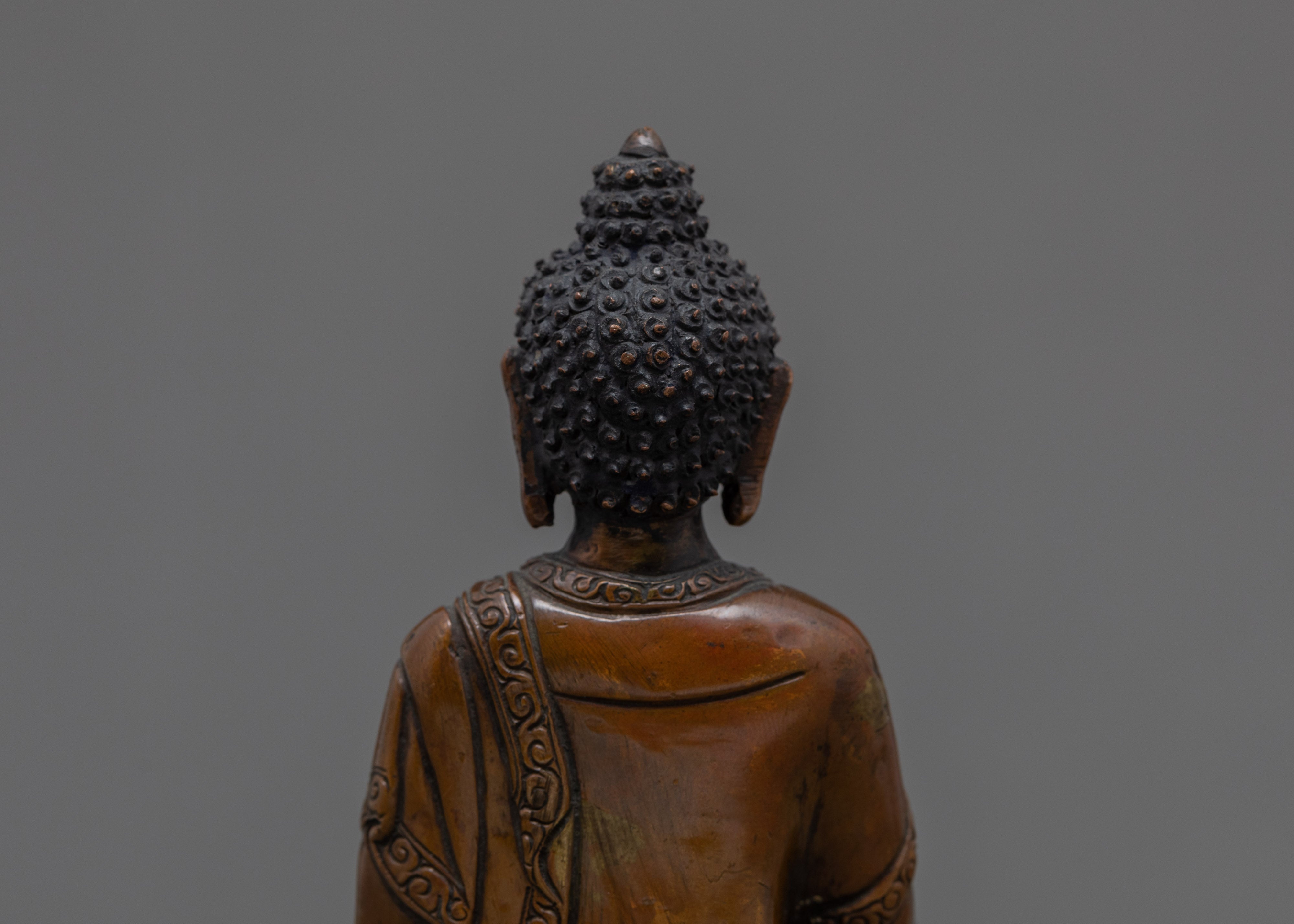 Old Nepali Buddha Statue from Nepal | Handmade Vintage Art