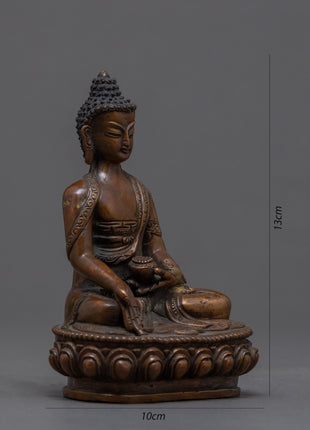 Old Nepali Buddha Statue from Nepal | Handmade Vintage Art