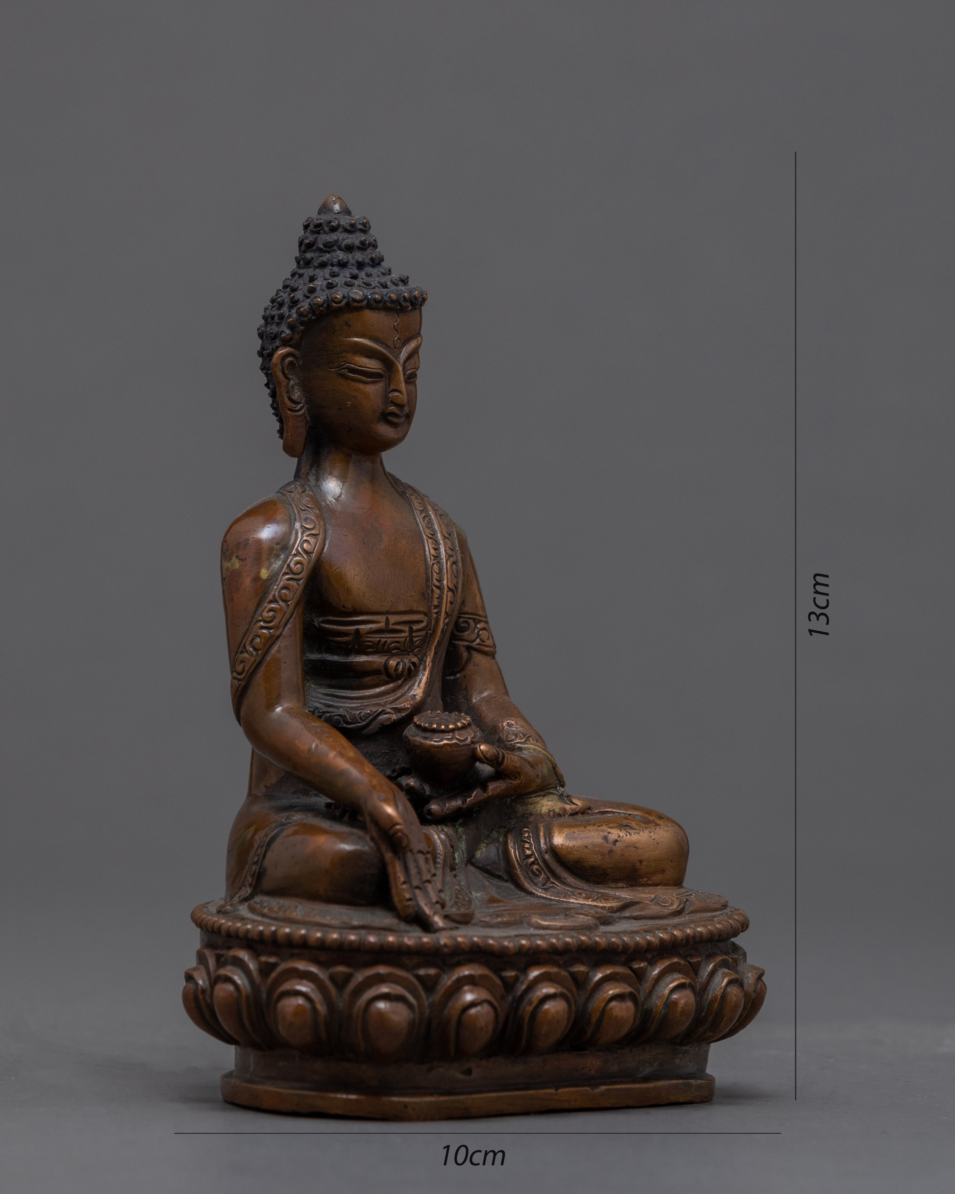 Old Nepali Buddha Statue from Nepal | Handmade Vintage Art