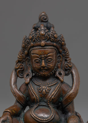 Mini Dzambhala Statue | Lord Kubera Statue for Wealth