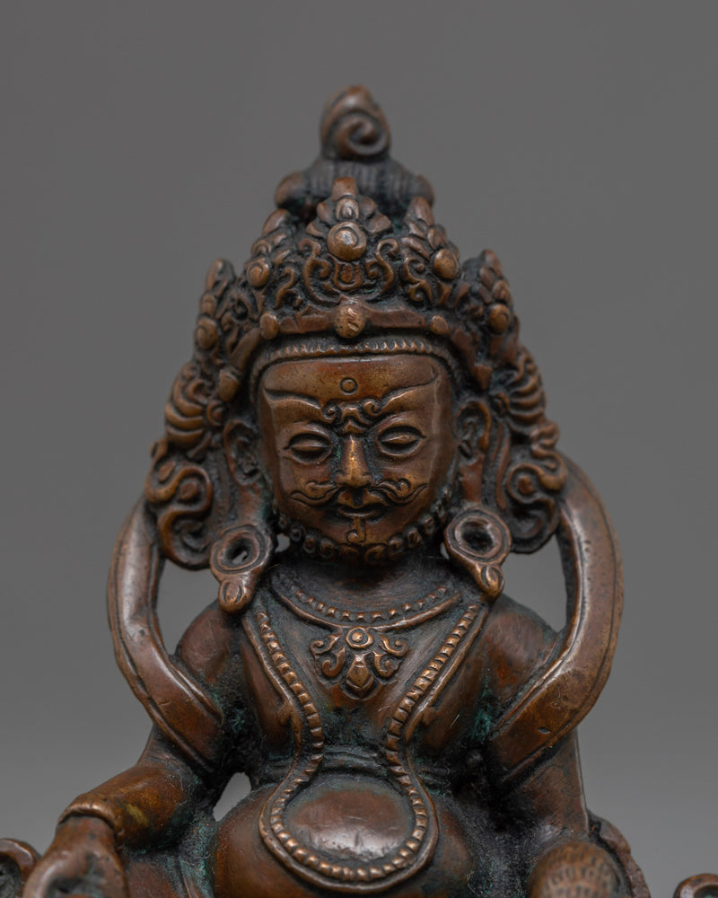 Mini Dzambhala Statue | Lord Kubera Statue for Wealth