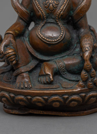 Mini Dzambhala Statue | Lord Kubera Statue for Wealth