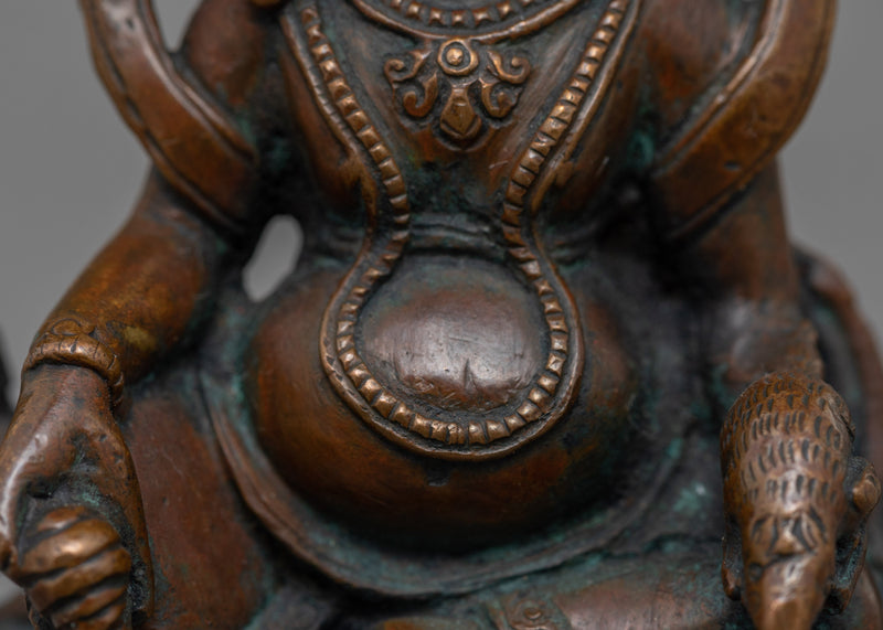 Mini Dzambhala Statue | Lord Kubera Statue for Wealth