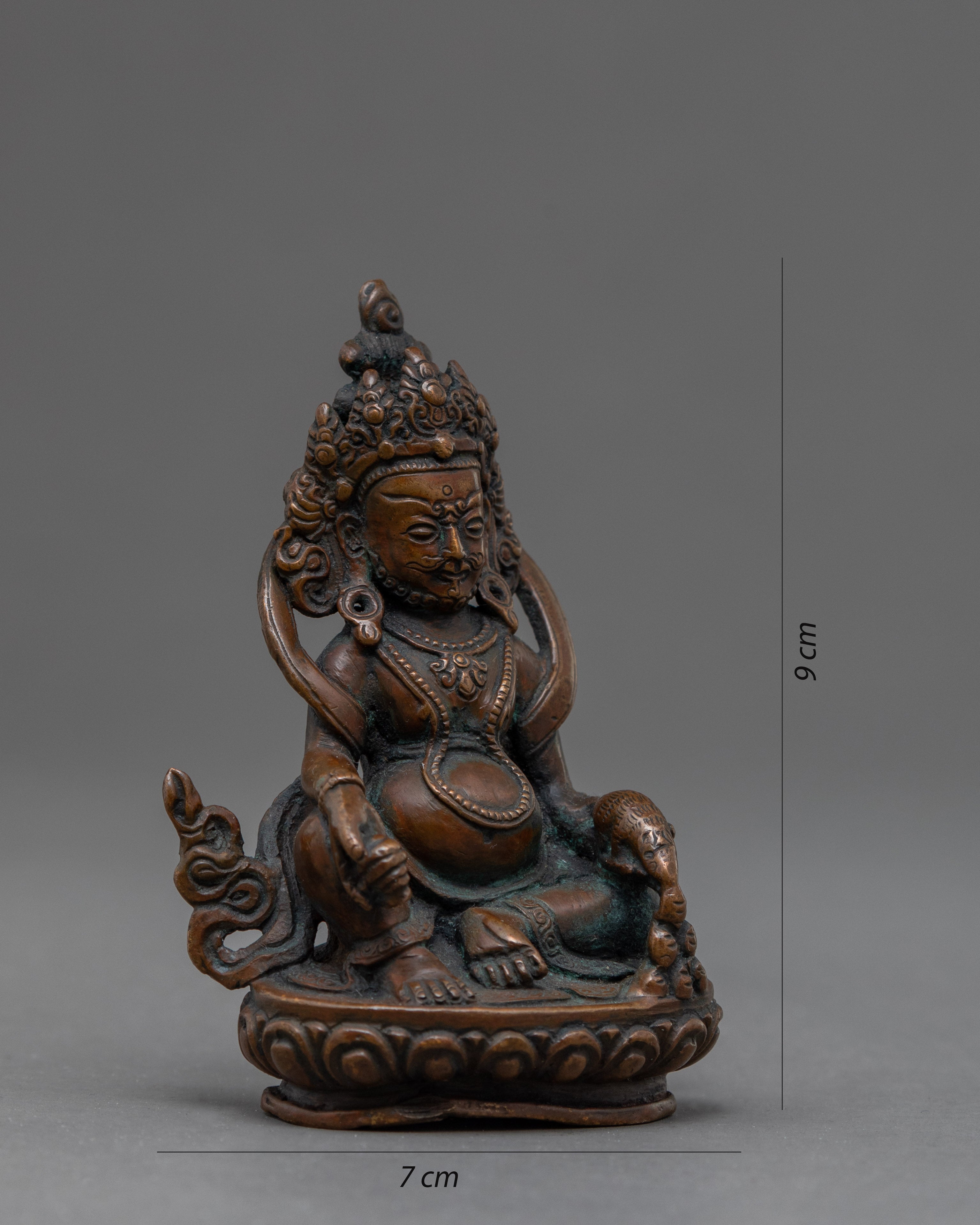 Mini Dzambhala Statue | Lord Kubera Statue for Wealth