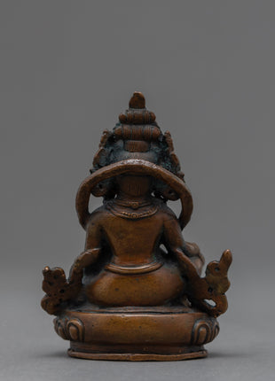 Mini Dzambhala Statue | Lord Kubera Statue for Wealth