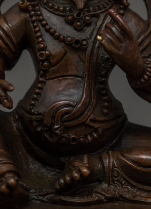 Meditation Dzambhala Statue | Dhritarashtra | Four Heavenly Kings of Buddhism