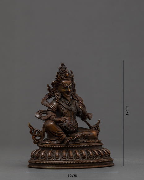 Meditation Dzambhala Statue | Dhritarashtra | Four Heavenly Kings of Buddhism