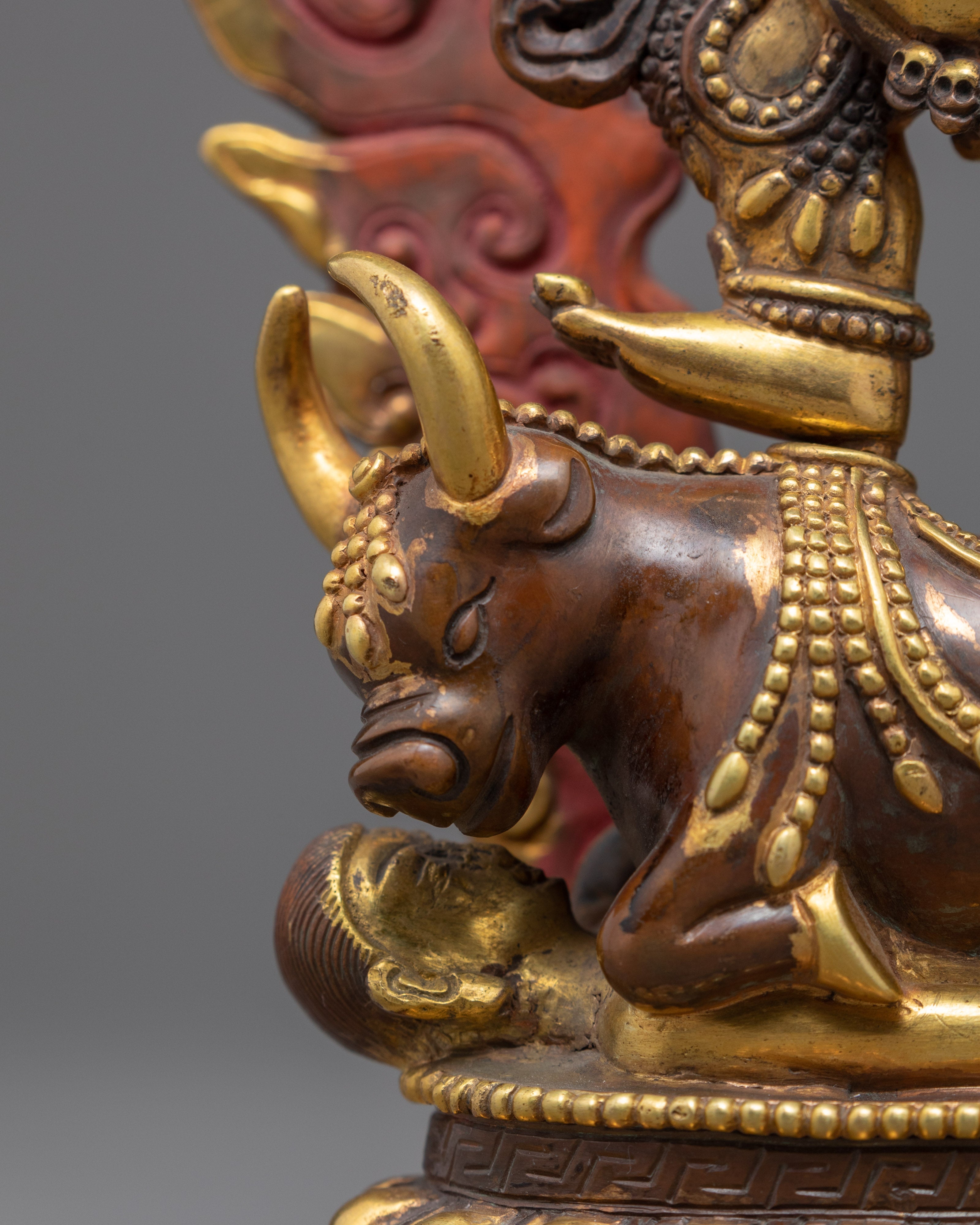 20 Years Old Yama Dharmaraja Buddha Figurine | Mini Statues
