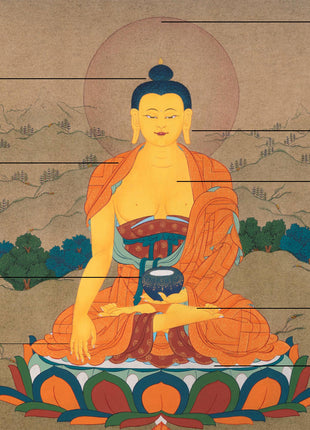 Shakyamuni Buddha | Buddhist Traditional Karma Gadri Thangka