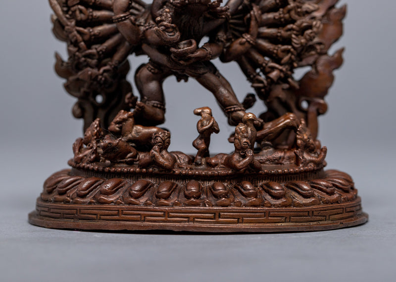 Buddhist Yamantaka Statue | Buddhist Deity Figurine For Ritual