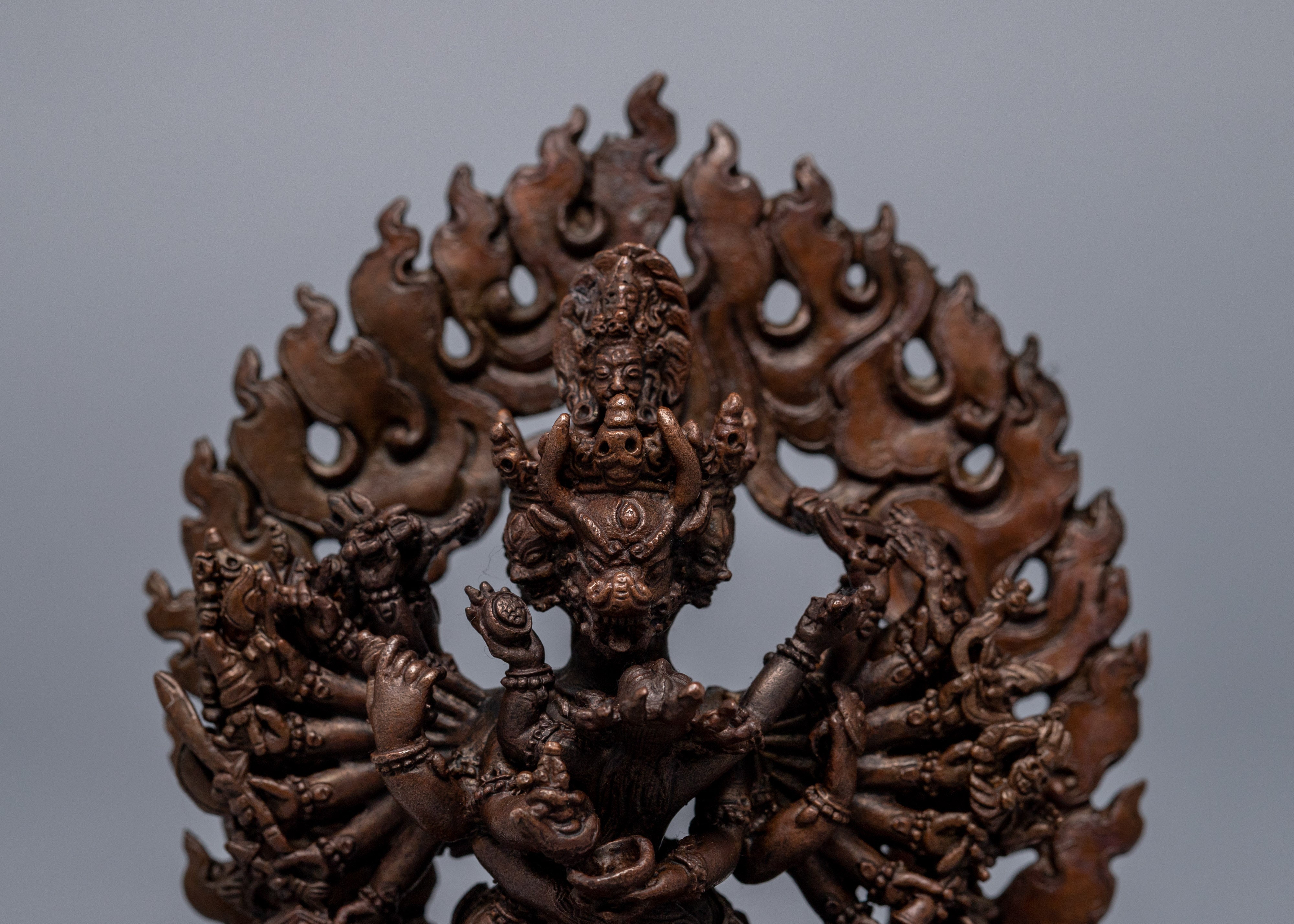 Buddhist Yamantaka Statue | Buddhist Deity Figurine For Ritual