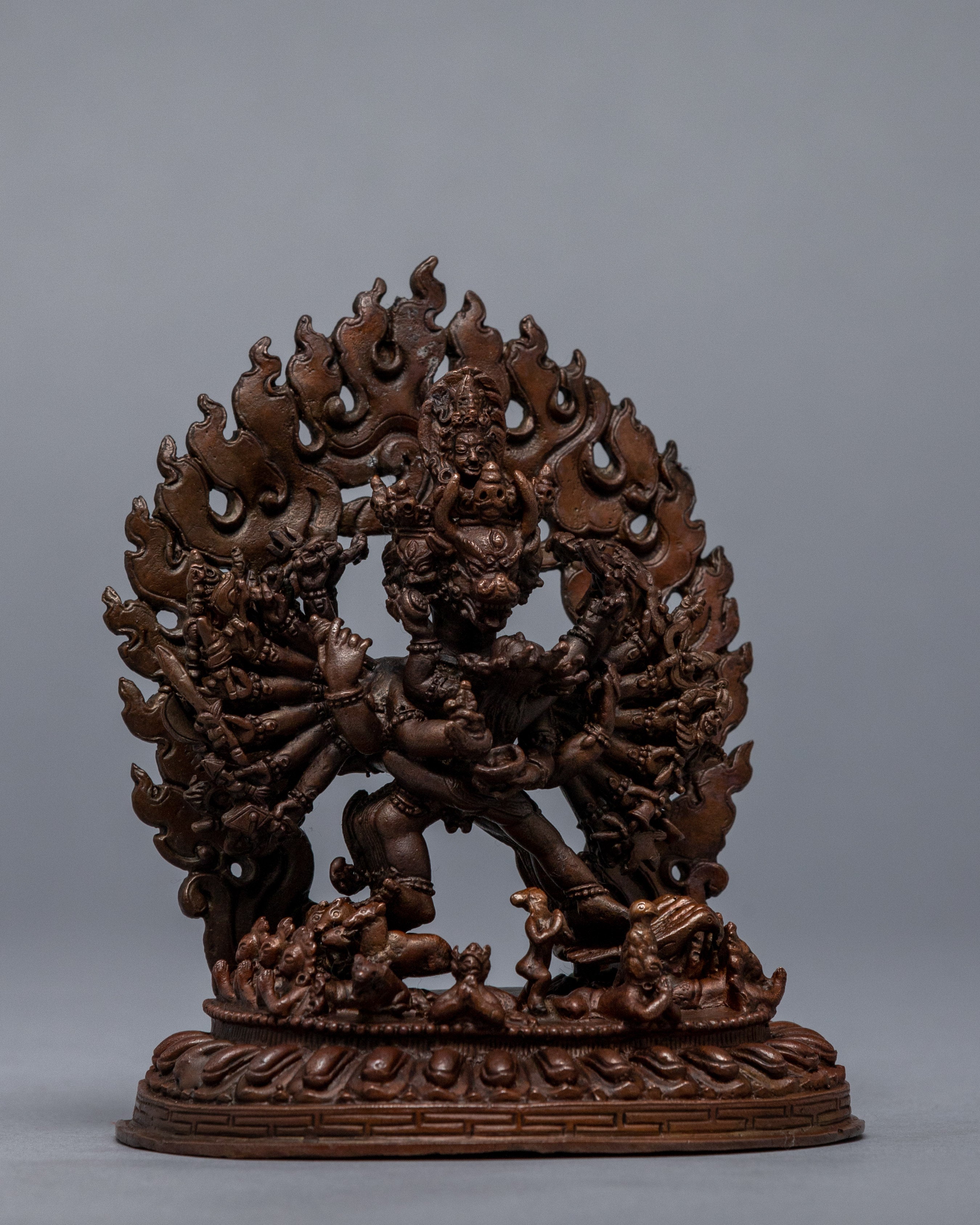 Buddhist Yamantaka Statue | Buddhist Deity Figurine For Ritual