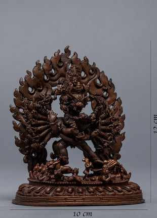 Buddhist Yamantaka Statue | Buddhist Deity Figurine For Ritual