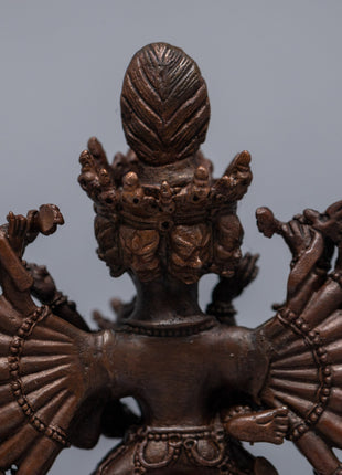 Buddhist Yamantaka Statue | Buddhist Deity Figurine For Ritual