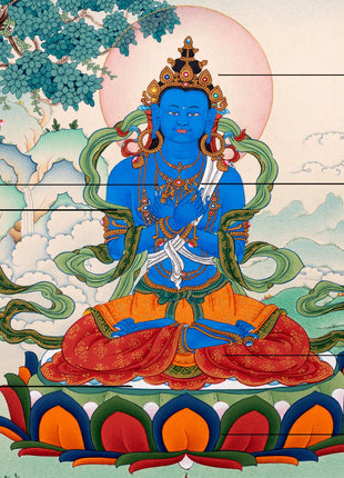 Vajradhara Buddha Thangka | Hand Painted Tibetan Art