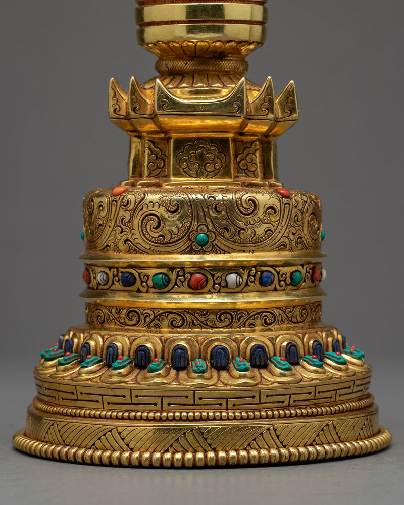 Tibetan Relic Chorten | Stupa | Home Decor Statue