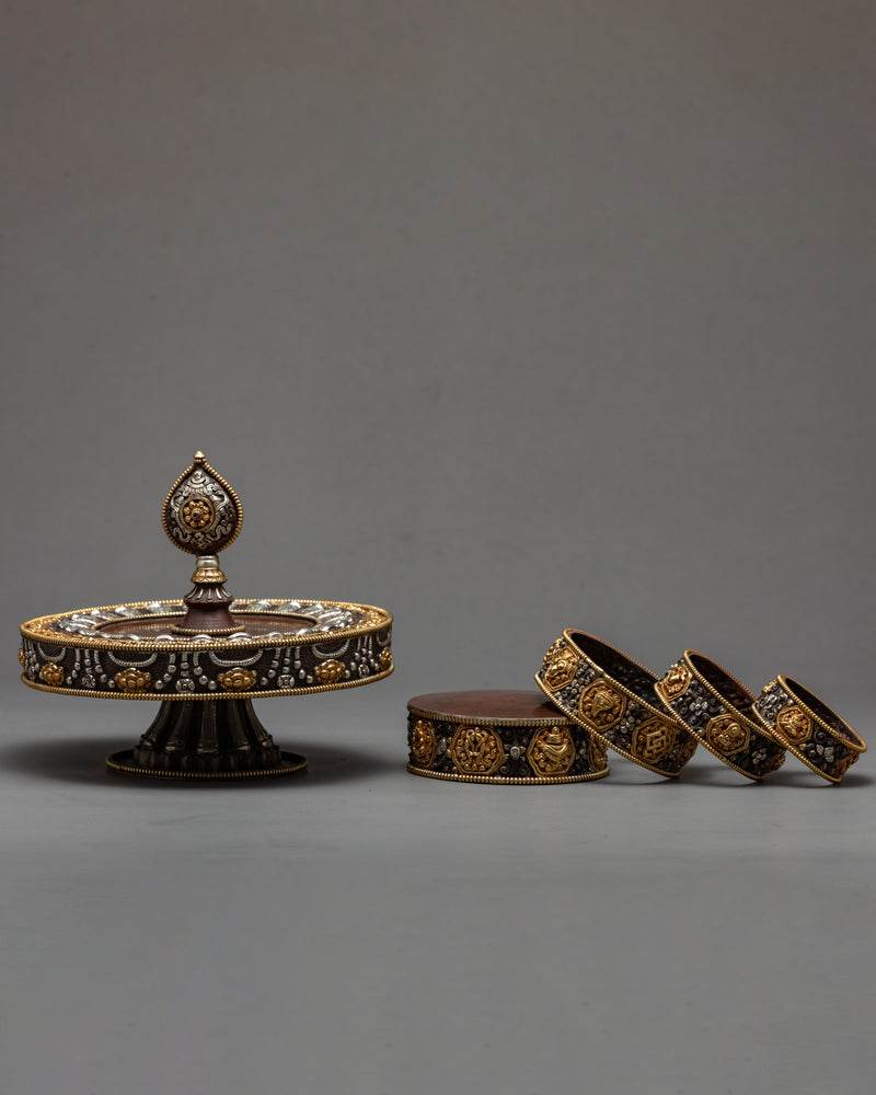 Ritual Offering Mandala Set | Traditional Architecture