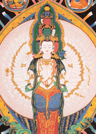 Avalokiteshvara Thangka | Buddhist Painting