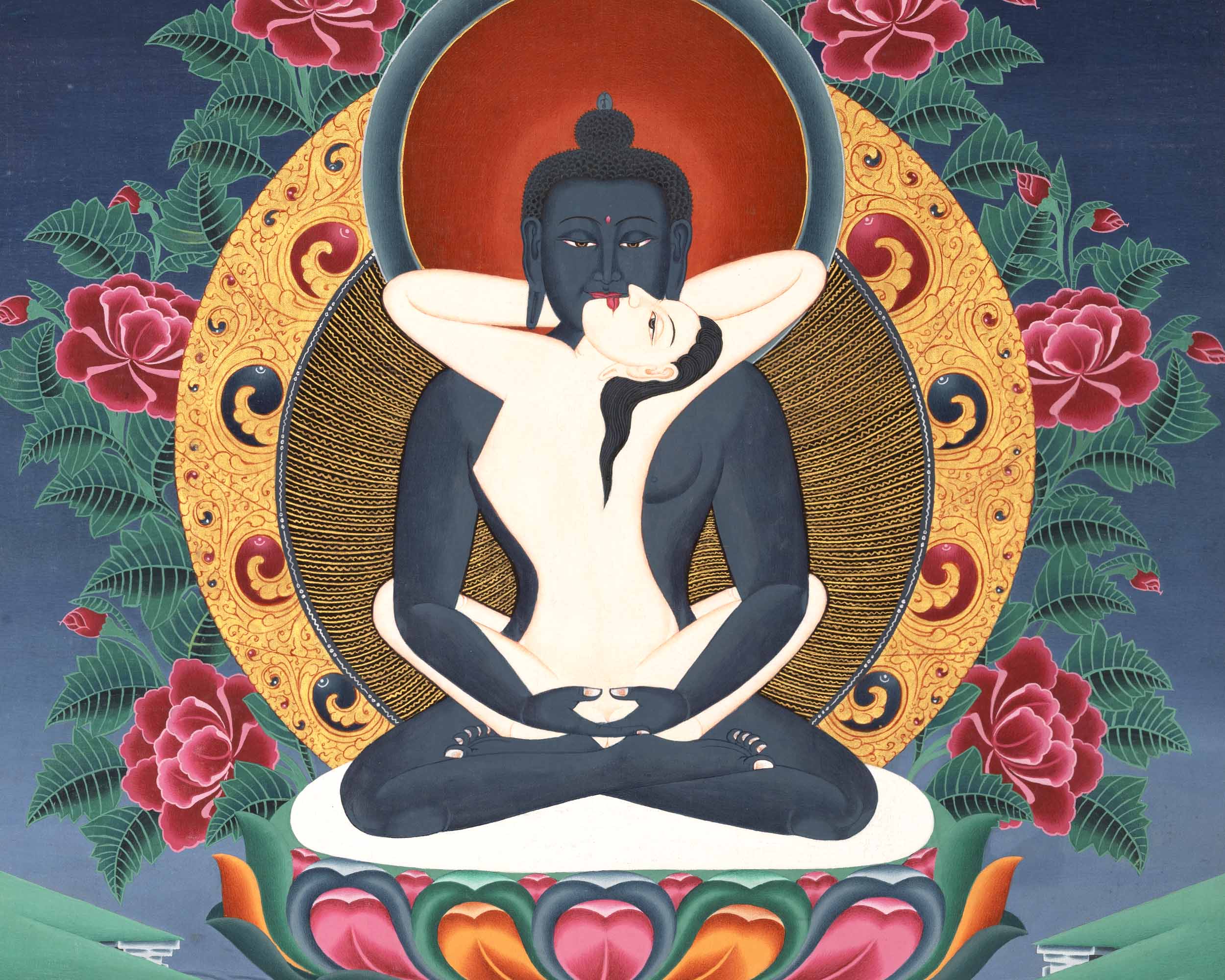 Samantabhadra Thangka | Wall Hanging Decors