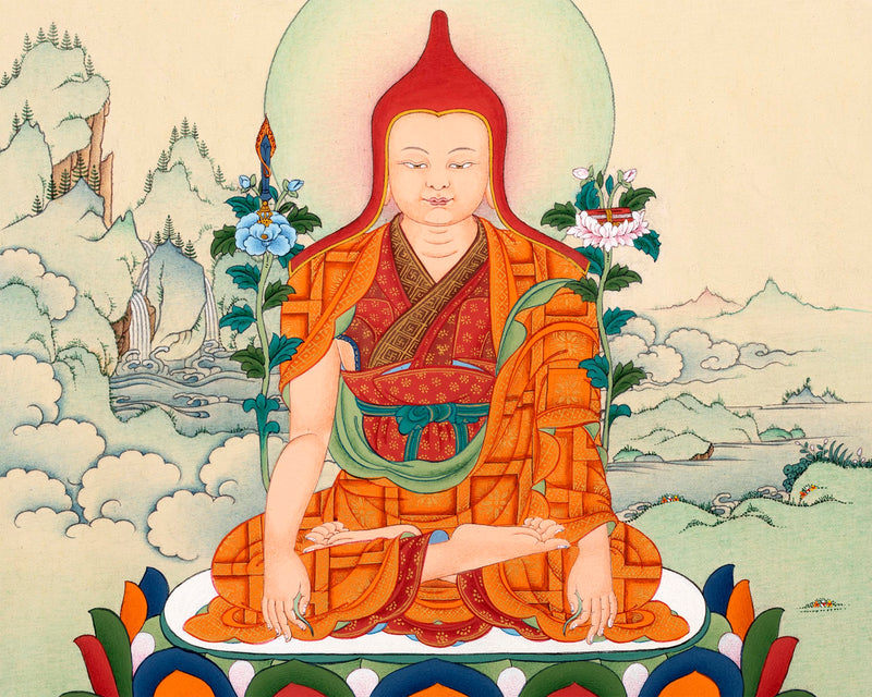 Longchenpa | Traditional Tibetan Thangka