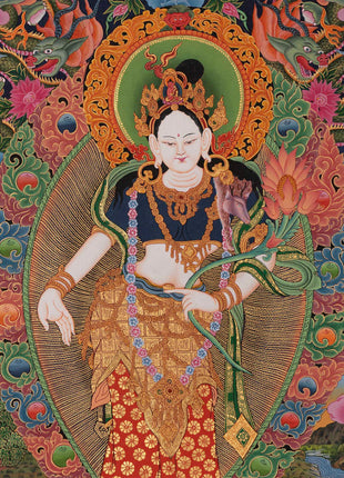 Padmapani Lokeshvara Print | Quality Thangka Painting