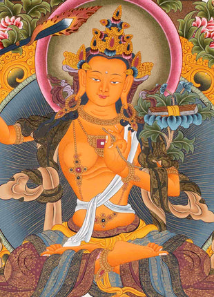 Religious Manjushree Thangka | Thangka Painting