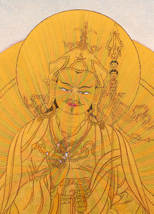 Guru Rainbow Body, Padmasambhava Thangka Painting, Tibetan Art