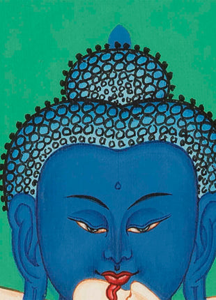 Samantabhadra Buddha Thangka | Wall Hanging Art