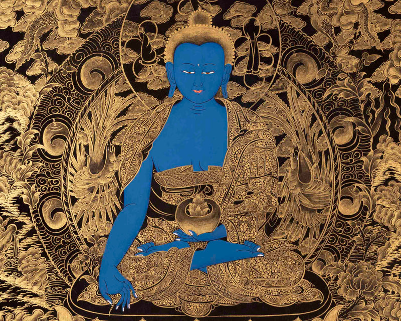 Medicine Buddha | Healing Buddha | Traditional Tibetan Thangka