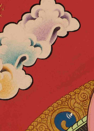 Vajrasattva Shakti Thangka | Religious Wall Decor