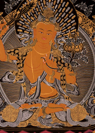 Bodhisattva Manjushree Thangka | Buddhist Art Painting