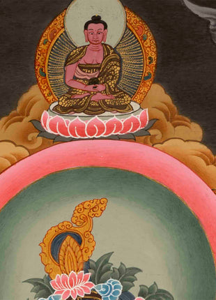 Quality Green Tara | Traditional Tibetan Thangka | Religious Wall Decoration
