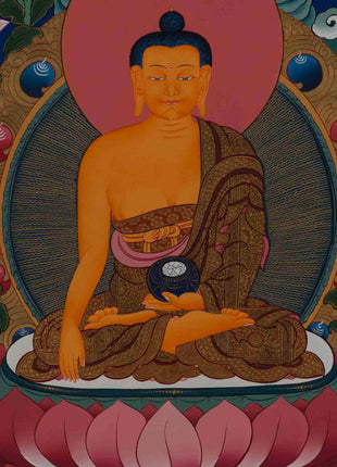 Shakyamuni Buddha Thangka | Buddhist Religious Painting