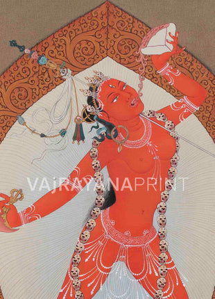Vajrayogini Dakini Digital Print | Immerse in Divine Feminine Energy | Traditional Art