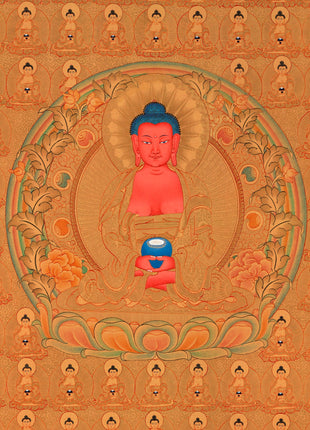 108 Amitabha Buddha Thangka | Traditional Tibetan Art | Wall Decors