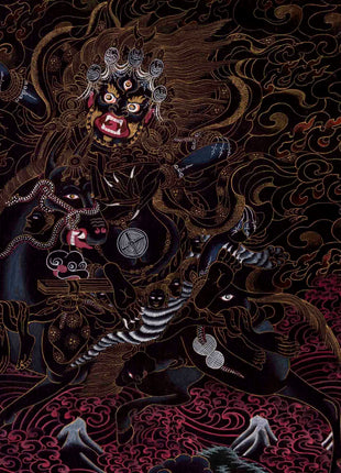 Palden Lhamo Thangka | Traditional Tibetan Art | Wall Decors