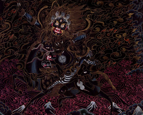 Palden Lhamo Thangka | Traditional Tibetan Art | Wall Decors