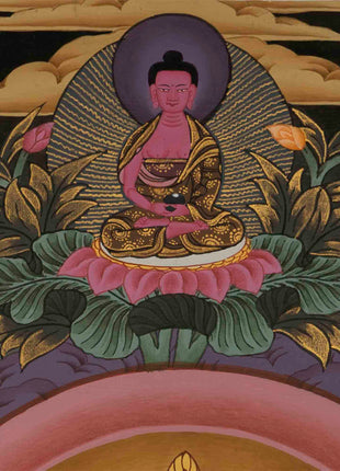 Seto Machindranath Thangka | Avalokitesvara Chengrezig Thangka