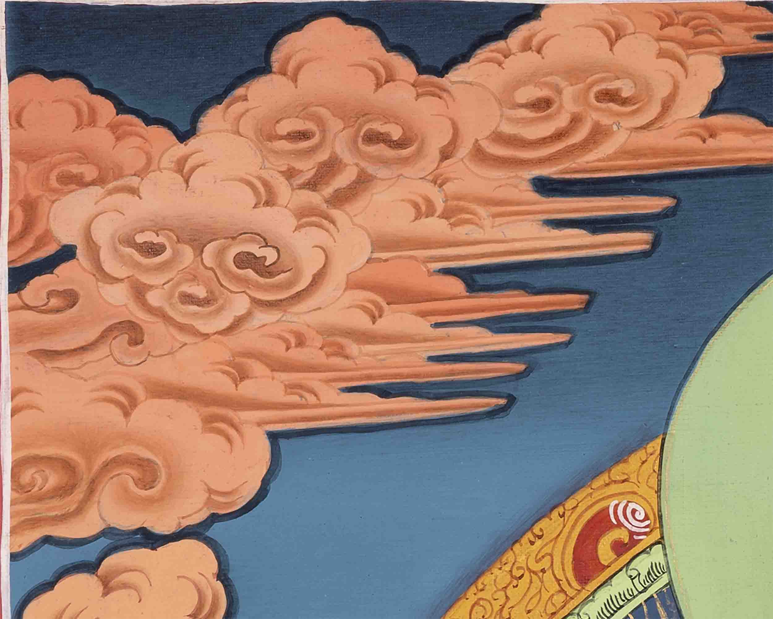 Shakyamuni Buddha Thangka | Buddhist Traditional Paint | Wall Decors