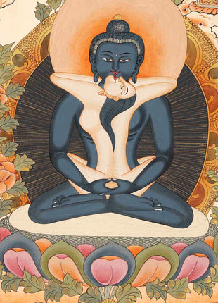Yab Yum Buddha Thangka | Religious Painting