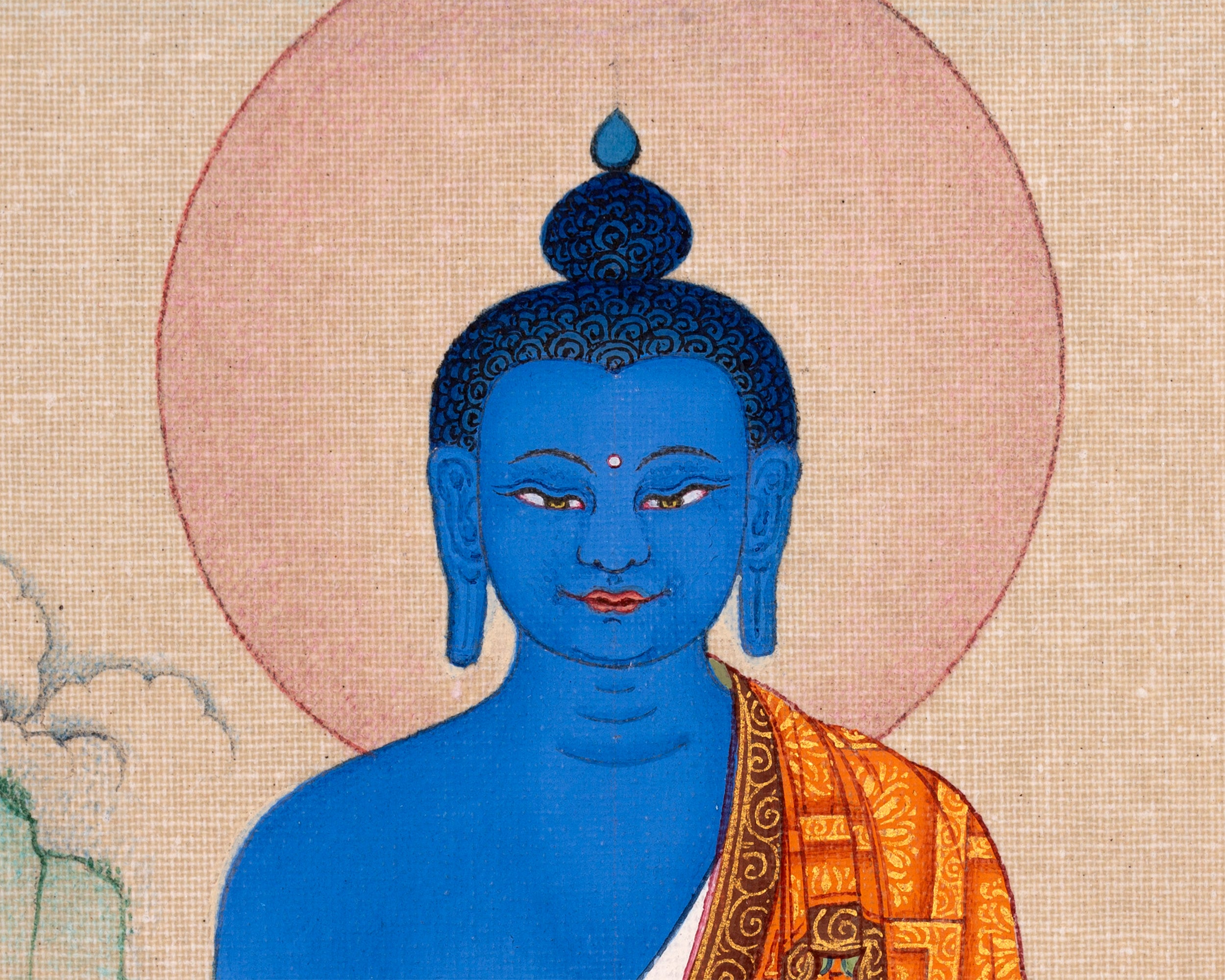 medicine buddha  thangka 