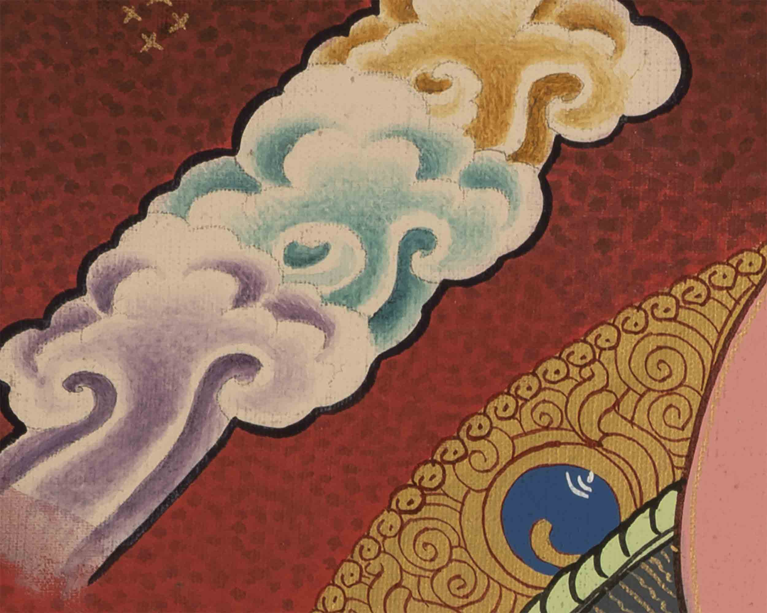 Avalokiteshvara Chengrezig Thangka | Vajrayana Buddhism Painting