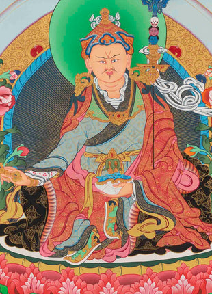 Guru Rinpoche Thangka | Wall Decor Painting