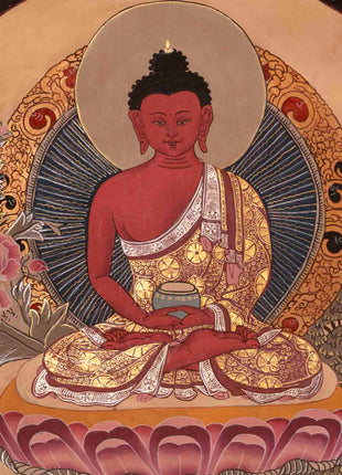 Amitabha Buddha Thangka | Traditional Buddhist Art | Wall Decors